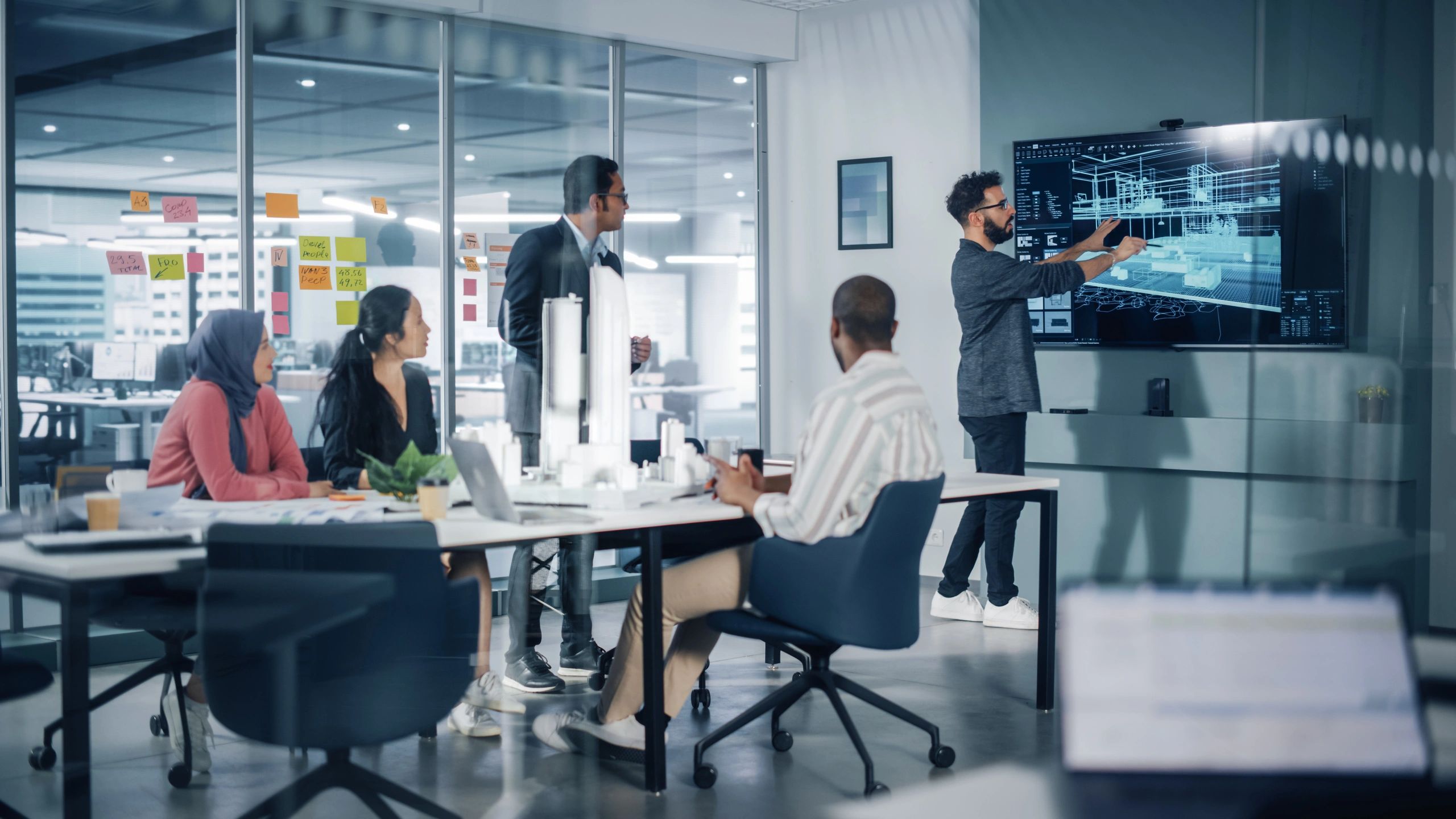 management engineering consulting modern office